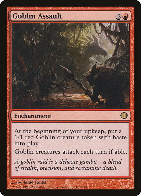 Goblin Assault - Shards of Alara Magic: The Gathering trading card