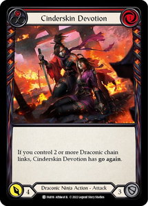 Cinderskin Devotion (Red) - Blitz Deck: Uprising - Fai (FAI) #FAI016 - Common Flesh and Blood Trading Card