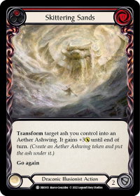 Skittering Sands - Blitz Deck: Uprising - Dromai (DRO) #DRO013 - Common Flesh and Blood Trading Card