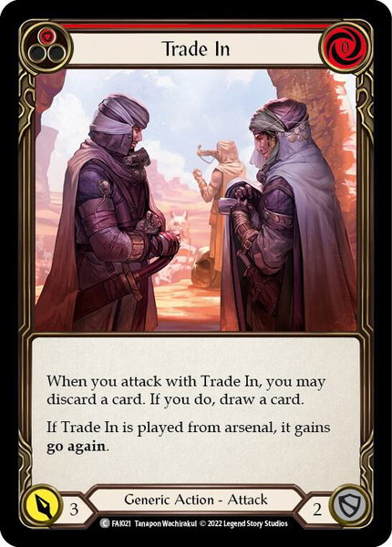 Trade In (Red) - Blitz Deck: Uprising - Fai Flesh and Blood trading card