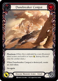 Dunebreaker Cenipai - Blitz Deck: Uprising - Dromai (DRO) #DRO015 - Common Flesh and Blood Trading Card