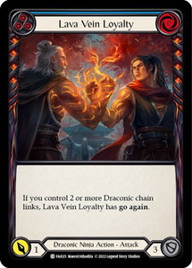 Lava Vein Loyalty (Blue) - Blitz Deck: Uprising - Fai (FAI) #FAI025 - Common Flesh and Blood Trading Card