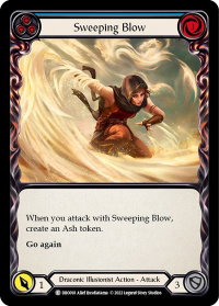Sweeping Blow (Blue) - Blitz Deck: Uprising - Dromai (DRO) #DRO018 - Common Flesh and Blood Trading Card