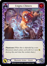 Enigma Chimera - Blitz Deck: Uprising - Dromai (DRO) #DRO020 - Common Flesh and Blood Trading Card