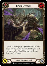 Brutal Assault - Blitz Deck: Uprising - Dromai (DRO) #DRO024 - Common Flesh and Blood Trading Card