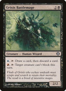 Grixis Battlemage - Shards of Alara (ALA) #78 - Uncommon Magic: The Gathering Trading Card