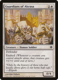 Guardians of Akrasa - Shards of Alara (ALA) #12 - Common Magic: The Gathering Trading Card