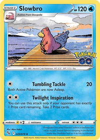Slowbro - Pokemon GO (PGO) #020/078 - Uncommon Pokémon Trading Card
