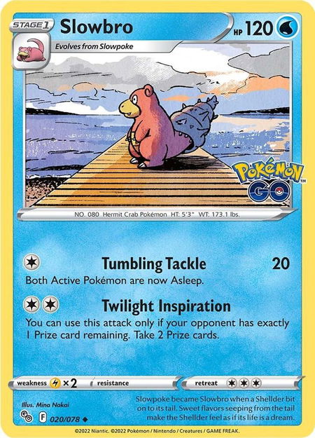 Slowbro - Pokemon GO Pokémon trading card