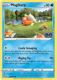 Magikarp - Pokemon GO (PGO) #021/078 - Common Pokémon Trading Card