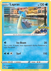 Lapras - Pokemon GO (PGO) #023/078 - Holo Rare Pokémon Trading Card