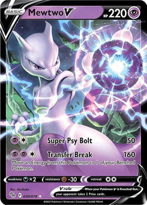 Mewtwo V - Pokemon GO (PGO) #030/078 - Ultra Rare Pokémon Trading Card