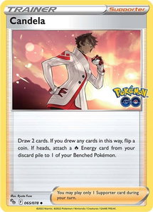 Candela - Pokemon GO (PGO) #065/078 - Uncommon Pokémon Trading Card