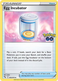 Egg Incubator - Pokemon GO (PGO) #066/078 - Uncommon Pokémon Trading Card