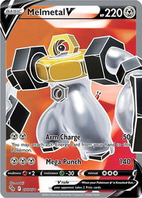 Melmetal V (Full Art) - Pokemon GO (PGO) #075/078 - Ultra Rare Pokémon Trading Card