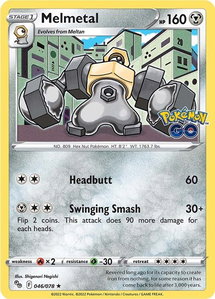 Melmetal - Pokemon GO (PGO) #046/078 - Holo Rare Pokémon Trading Card