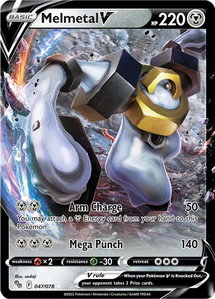 Melmetal V - Pokemon GO (PGO) #047/078 - Ultra Rare Pokémon Trading Card