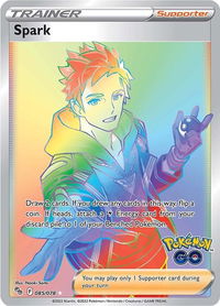 Spark (Secret) - Pokemon GO (PGO) #085/078 - Secret Rare Pokémon Trading Card
