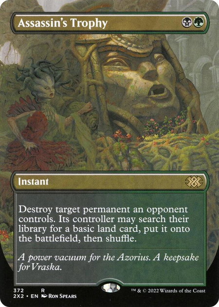 Assassin's Trophy (Borderless) - Double Masters 2022 Magic: The Gathering trading card