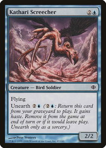 Kathari Screecher - Shards of Alara (ALA) #47 - Common Magic: The Gathering Trading Card