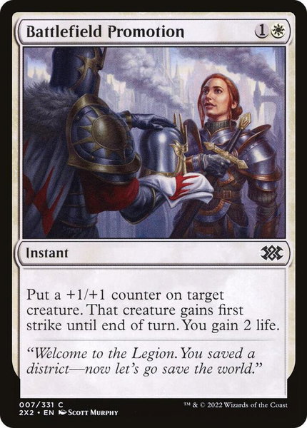 Battlefield Promotion - Double Masters 2022 Magic: The Gathering trading card