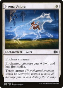 Hyena Umbra - Double Masters 2022 (2X2) #13 - Common Magic: The Gathering Trading Card