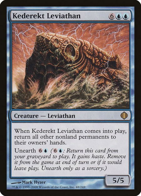 Kederekt Leviathan - Shards of Alara Magic: The Gathering trading card