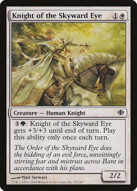 Knight of the Skyward Eye - Shards of Alara Magic: The Gathering trading card