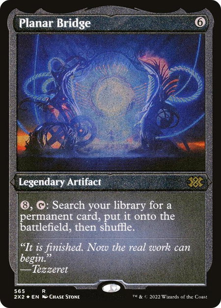 Planar Bridge (Foil Etched) - Double Masters 2022 Magic: The Gathering trading card
