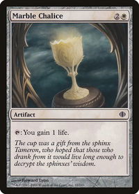 Marble Chalice - Shards of Alara (ALA) #18 - Common Magic: The Gathering Trading Card