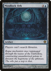Mindlock Orb - Shards of Alara (ALA) #51 - Rare Magic: The Gathering Trading Card