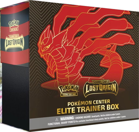 Lost Origin Pokemon Center Elite Trainer Box (Exclusive) trading card from SWSH11: Lost Origin Lost Origin Pokemon Center Elite Trainer Box (Exclusive) - SWSH11: Lost Origin Pokémon trading card