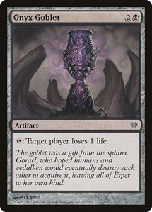 Onyx Goblet - Shards of Alara (ALA) #81 - Common Magic: The Gathering Trading Card