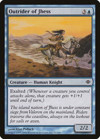 Outrider of Jhess - Shards of Alara (ALA) #52 - Common Magic: The Gathering Trading Card