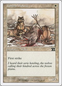 Tundra Wolves - Classic Sixth Edition (6ED) #48 - Common Magic: The Gathering Trading Card