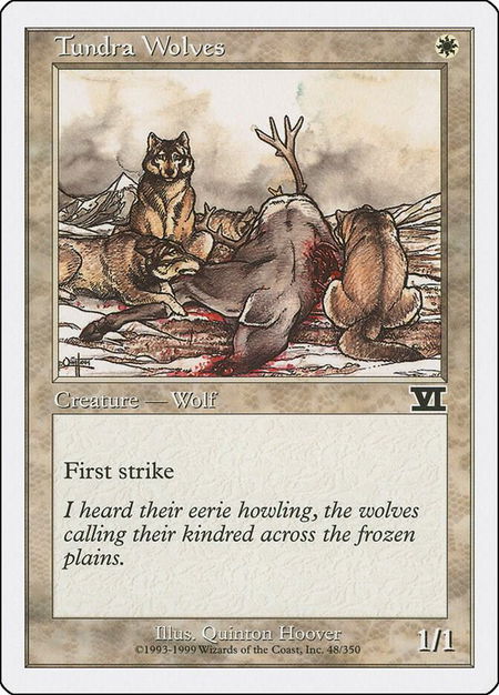 Tundra Wolves - Classic Sixth Edition Magic: The Gathering trading card