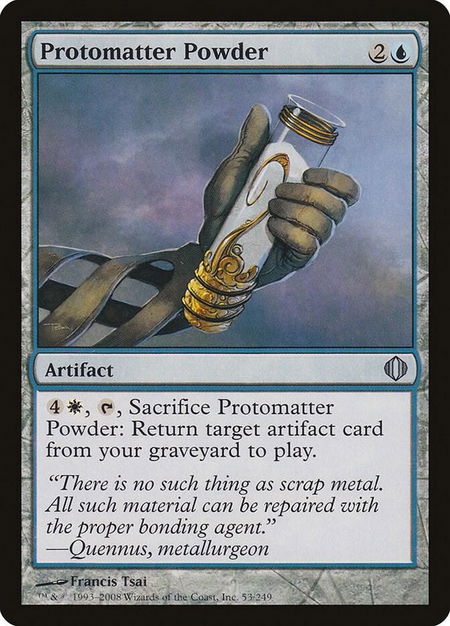 Protomatter Powder - Shards of Alara Magic: The Gathering trading card