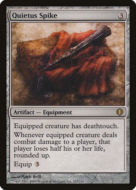 Quietus Spike - Shards of Alara Magic: The Gathering trading card