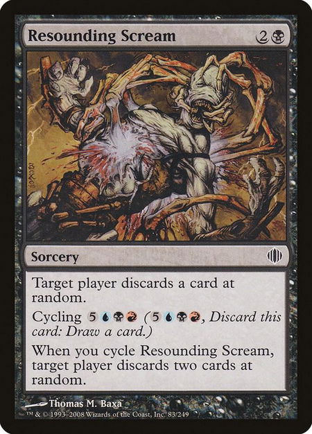 Resounding Scream - Shards of Alara Magic: The Gathering trading card