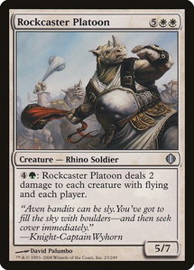 Rockcaster Platoon - Shards of Alara (ALA) #23 - Uncommon Magic: The Gathering Trading Card