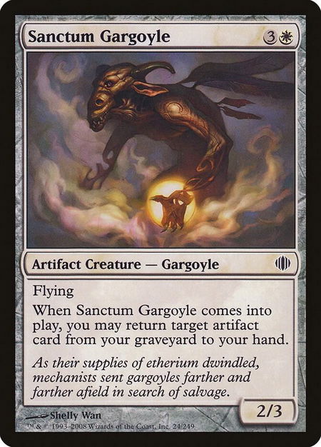 Sanctum Gargoyle - Shards of Alara Magic: The Gathering trading card