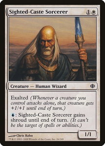 Sighted-Caste Sorcerer - Shards of Alara (ALA) #26 - Common Magic: The Gathering Trading Card