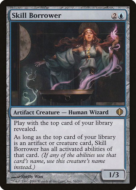 Skill Borrower - Shards of Alara Magic: The Gathering trading card