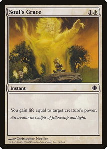 Soul's Grace - Shards of Alara (ALA) #28 - Common Magic: The Gathering Trading Card