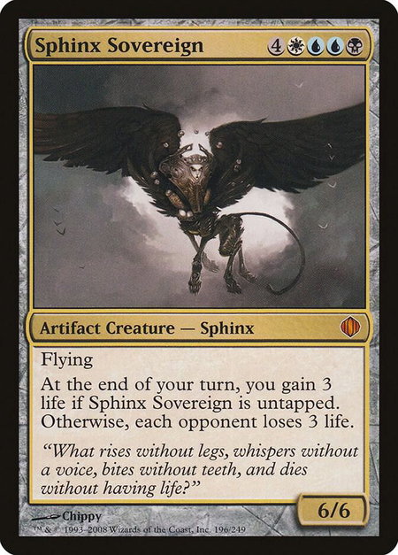 Sphinx Sovereign - Shards of Alara Magic: The Gathering trading card
