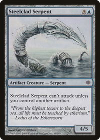 Steelclad Serpent - Shards of Alara (ALA) #59 - Common Magic: The Gathering Trading Card