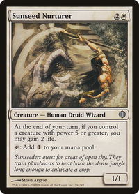 Sunseed Nurturer - Shards of Alara (ALA) #29 - Uncommon Magic: The Gathering Trading Card