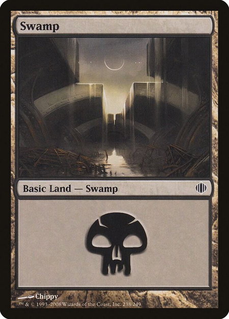 Swamp (238) - Shards of Alara Magic: The Gathering trading card