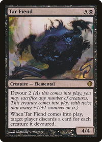 Tar Fiend - Shards of Alara (ALA) #89 - Rare Magic: The Gathering Trading Card