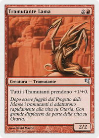 Blade Sliver (Italian) - "Tramutante Lama" - Magic Encyclopedia 2005 (Salvat/Hachette) (PSAL) #D2 - Uncommon Magic: The Gathering Trading Card